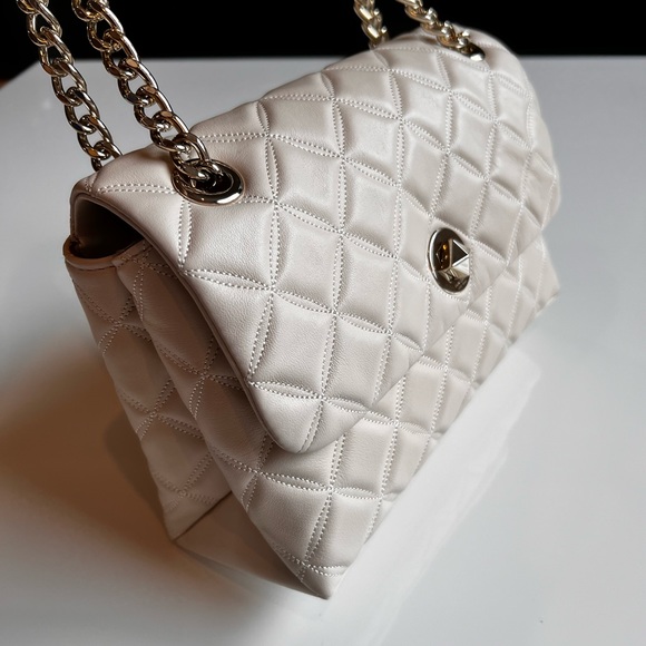 New Kate Spade Natalia quilted smooth leather Medium Flap Shoulder/cross body - Picture 2 of 11